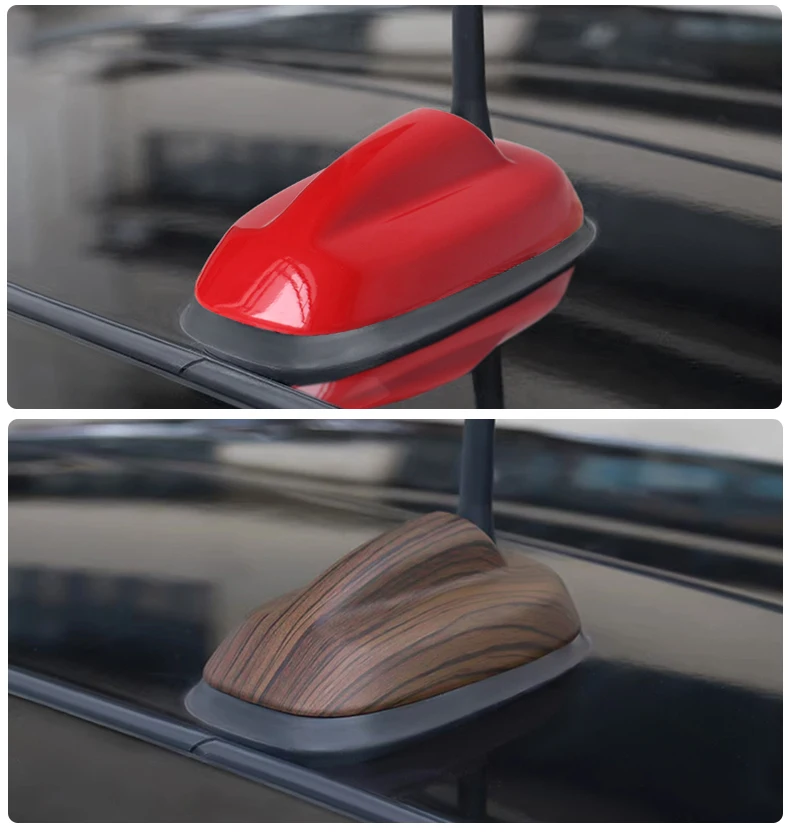 Car Exterior Trim Antenna Decoration Cover Sticker For MINI Cooper S JCW F65 F66 F56 F55 Car-Styling Accessories