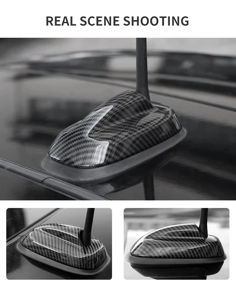 Car Exterior Trim Antenna Decoration Cover Sticker For MINI Cooper S JCW F65 F66 F56 F55 Car-Styling Accessories