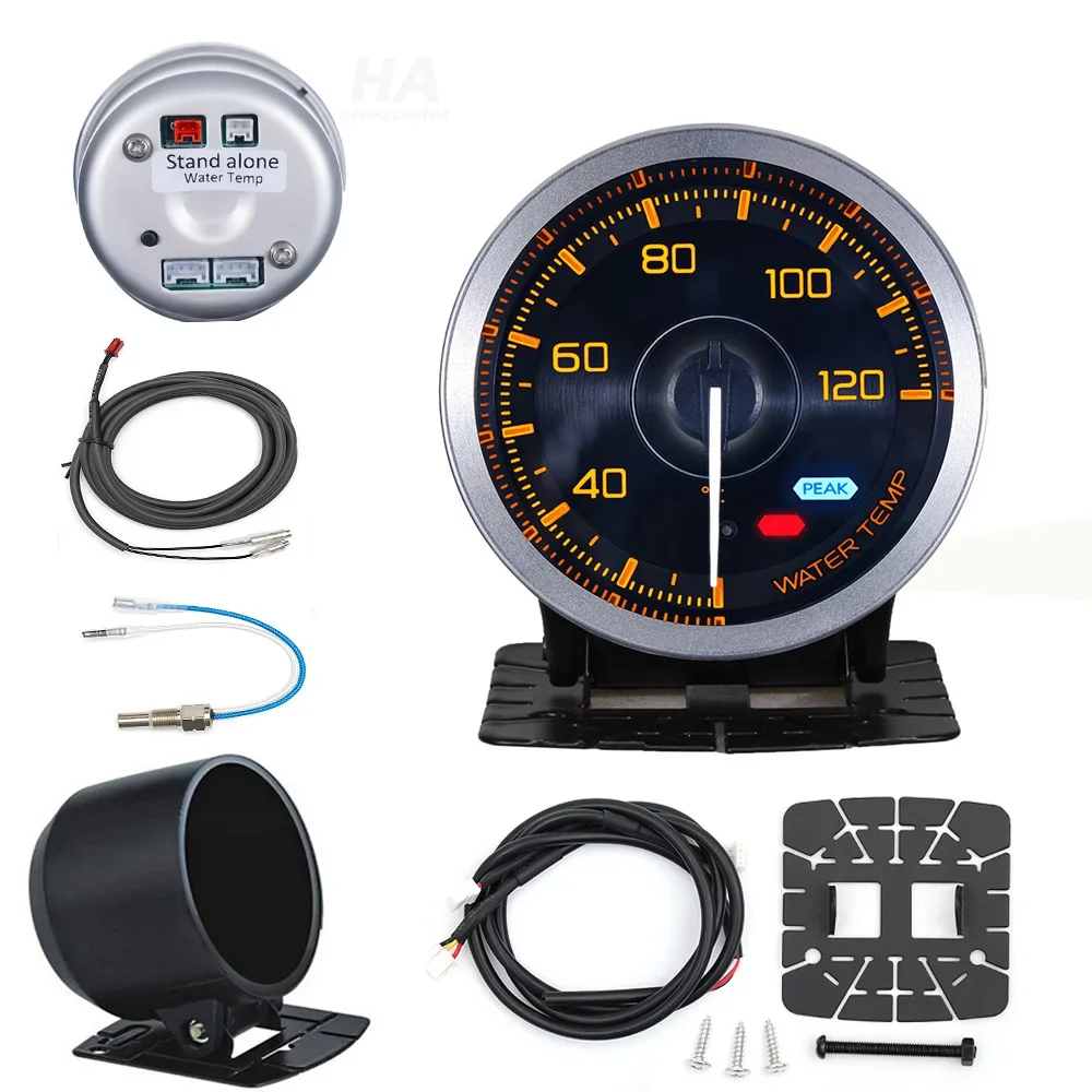 HA 60mm Auto Gauge Standalone Meter 7Color Def I Advance A1 Oil Pressure Turbo Boost EGT Exhaust Temp Tachometer Water Oil Temp