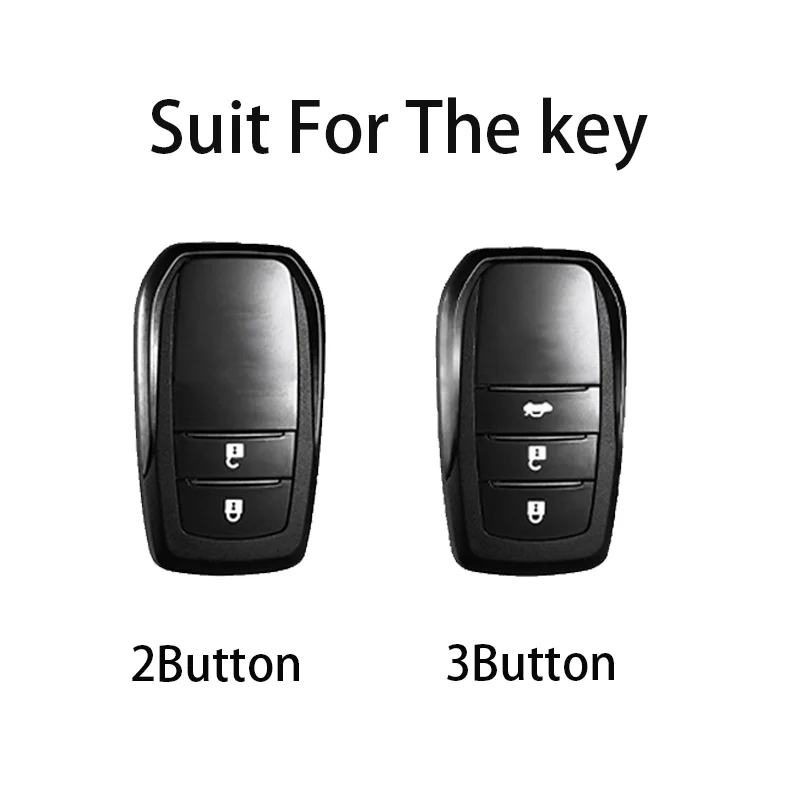 Diamond Pink for Toyota CHR Hilux Fortuner Land Cruiser 200 Camry Corolla Crown RAV4 Highland Remote Car Key Case Cover Fob Bag