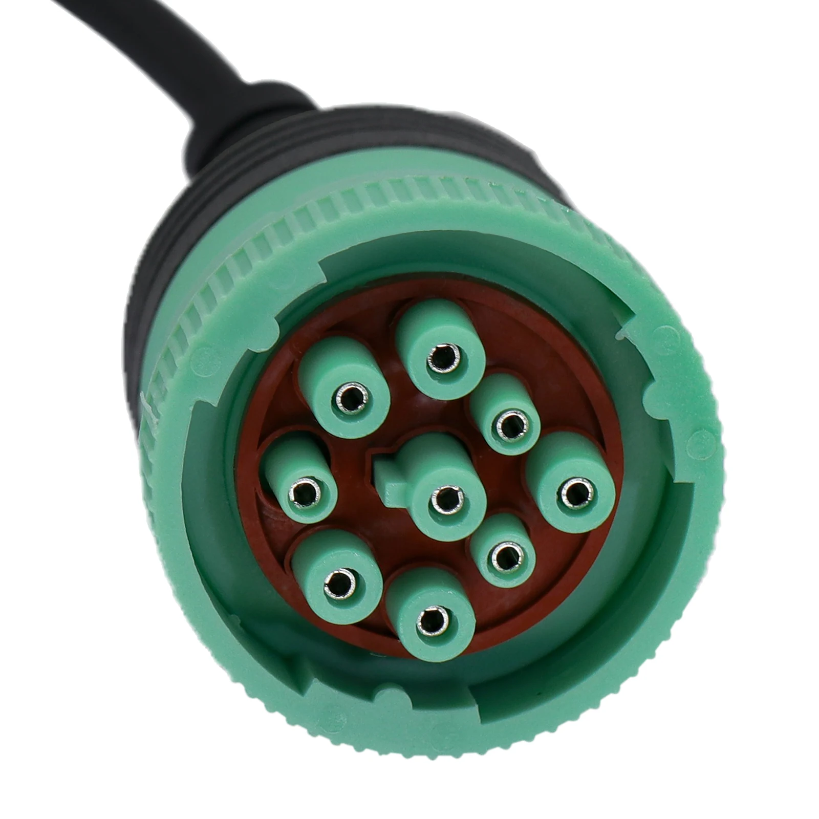 J1939 OBD Cable 9pin to 16pin Heavy Duty Truck OBD2 Diagnosctic Adapter Cable for Cummins 0.3M J1939 OBDII Converter Connector