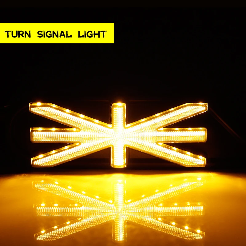 Sequential Amber LED Union Jack Style Front Side Marker Turn Signal Lights For MINI Cooper R55 R56 R57 R58 R59 Fender Flare Lamp