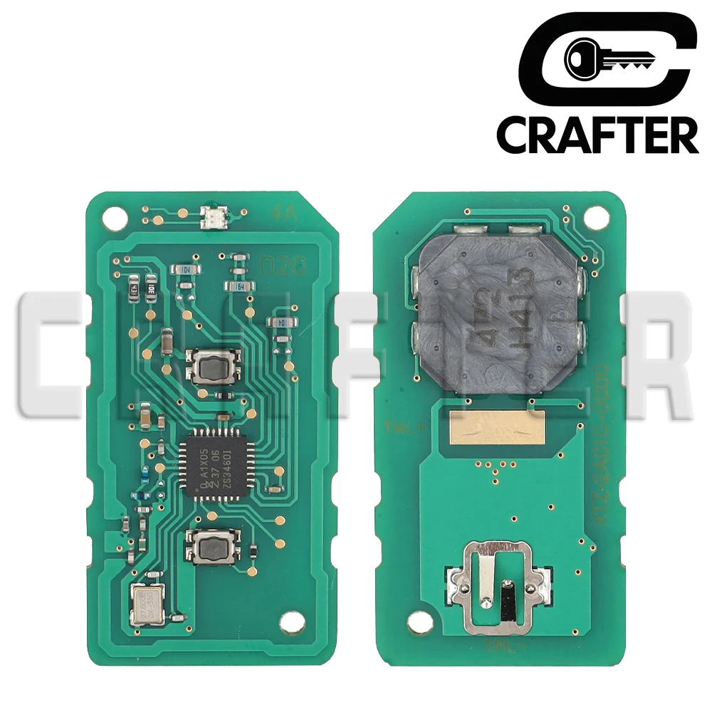 Key Crafters 35111-K1Z-U11 35121-K1Y-D11 ID 47 CHIP 433.92MHz Smart Remote Key For HONDA Motorcycle PCX160/125 Forza 2021+