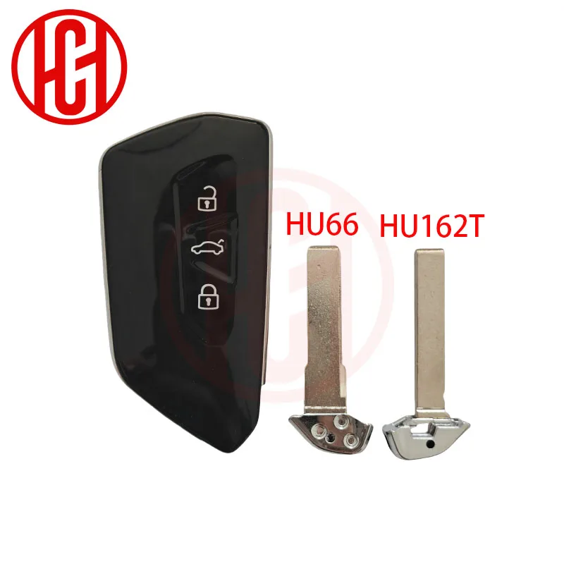 Modified Car Key Shell Case For VW for Volkswagen Golf MK8 Polo Tuguan for Skoda Superb Octavia SEAT MQB Flip Upgrade Card