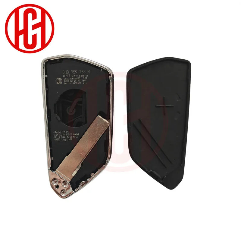 Modified Car Key Shell Case For VW for Volkswagen Golf MK8 Polo Tuguan for Skoda Superb Octavia SEAT MQB Flip Upgrade Card