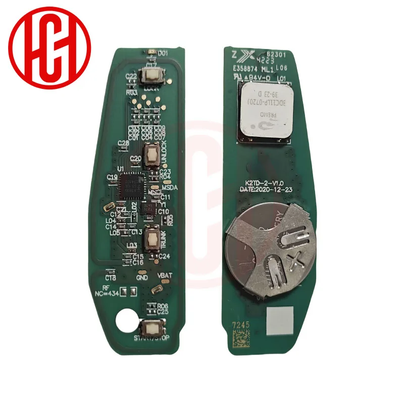 Original Smart Remote Key K2TF4-41A-F4A 433.92MHz K2TF4-22C-F4H 433.62MHz For BYD Dolphin Qin PLUS DM-i Qin PLUS EV OEM Car Key
