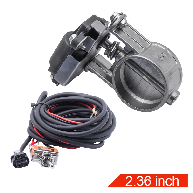 2&2.36&2.5&3.0 Inch Electric Exhaust Control Valve Electric Valve Unit with Switch/Botton Excellent Sealing Exhaust Control Valv