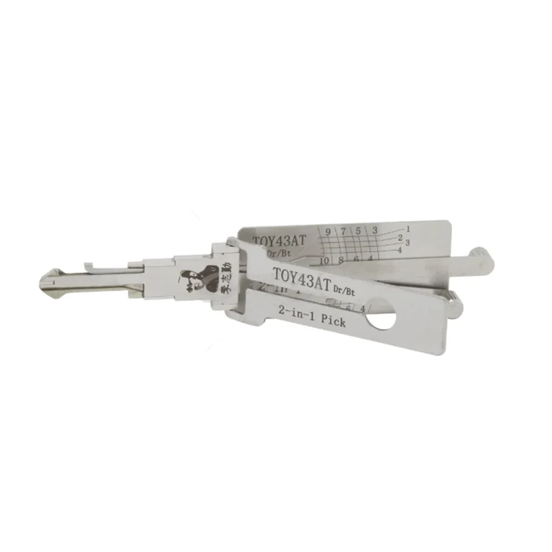 TOY43AT Lishi 2-in-1 For Toyota  Camry Corolla Vios Series Automobile door opening tool Lishi pick &Hook Locksmiths tool