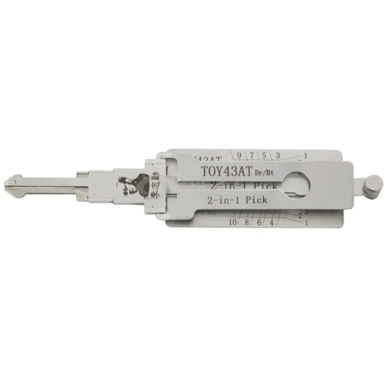 TOY43AT Lishi 2-in-1 For Toyota  Camry Corolla Vios Series Automobile door opening tool Lishi pick &Hook Locksmiths tool