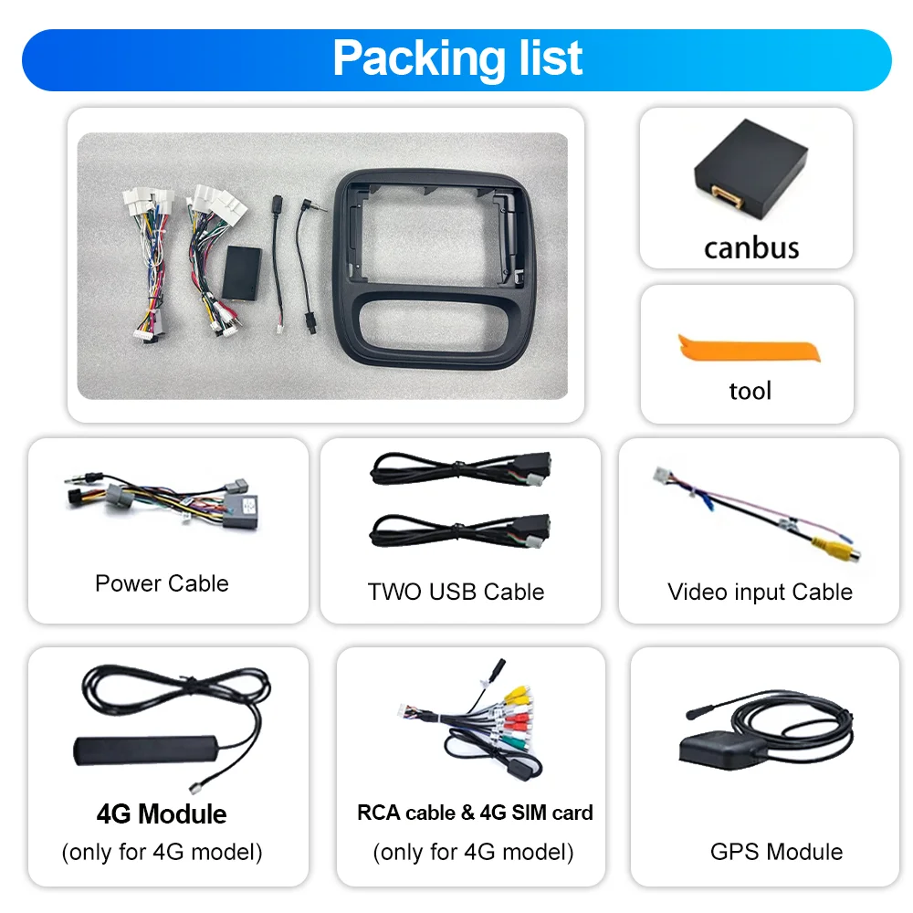 9" Android 15 Carplay Car Stereo Radio For Renault Trafic 3 2014 -2021 For Opel Vivaro B 2014-2018 Multimedia Player Navigation
