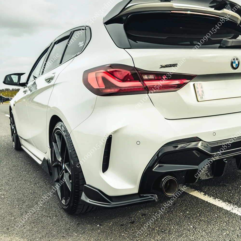 Maxton Style Rear Bumper Side Canard Splitter Diffuser Corner Guard Tuning For BMW 1 Series F40 M Pack M135i 128ti 2019-2024