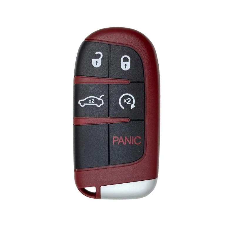 M3N-40821302 5Buttons 433MHz ID46 Chip Smart Key Fob For Dodge Challenger Charger Jeep Grand Cherokee SRT Chrysler 300 2011-2019