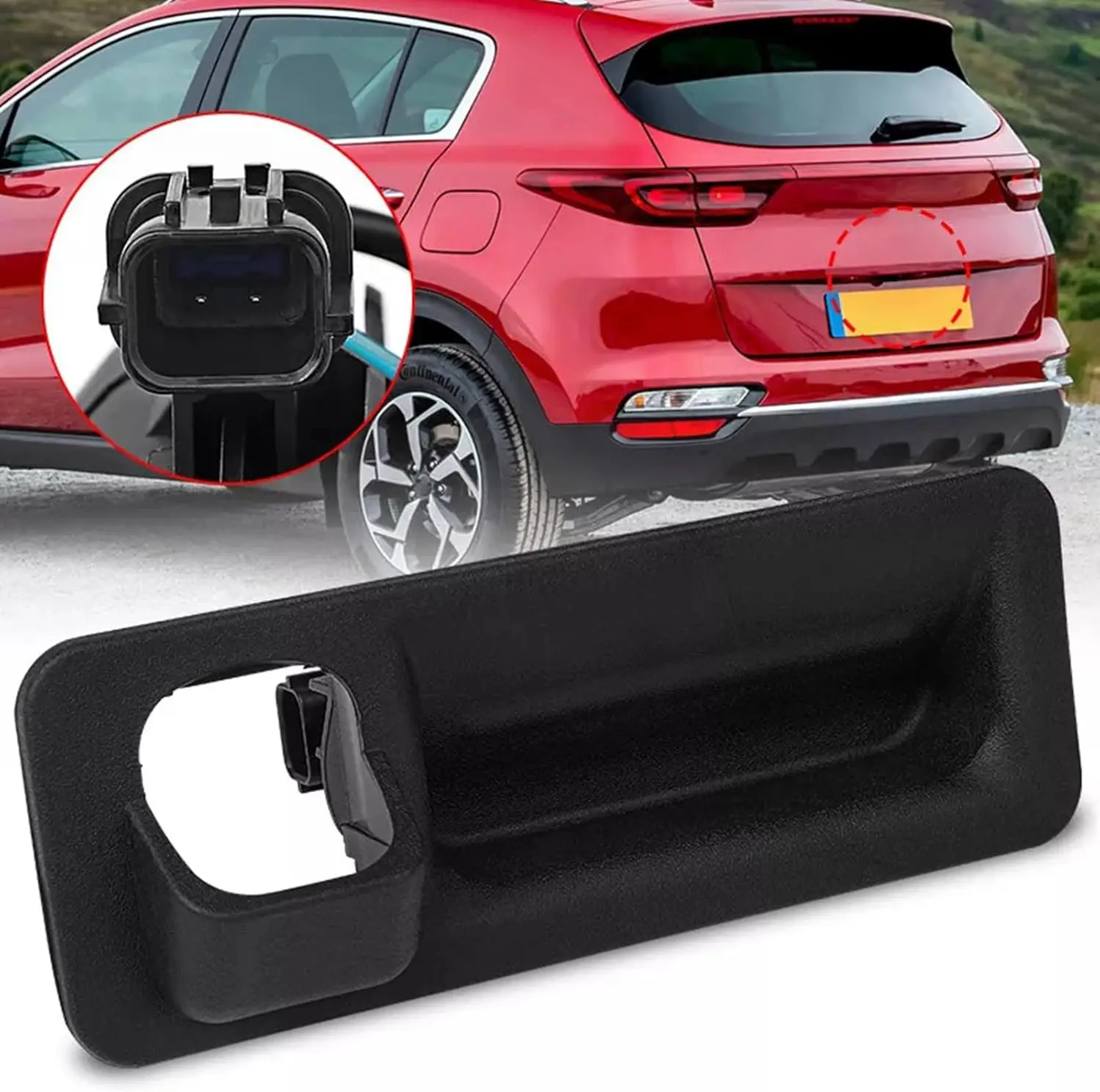 81260-D9010 Outside Lid Lock Handle For Kia Sportage 2016 2017 2018 2019 Trunk Release Handle Rear Door Opener Tailgate Switch