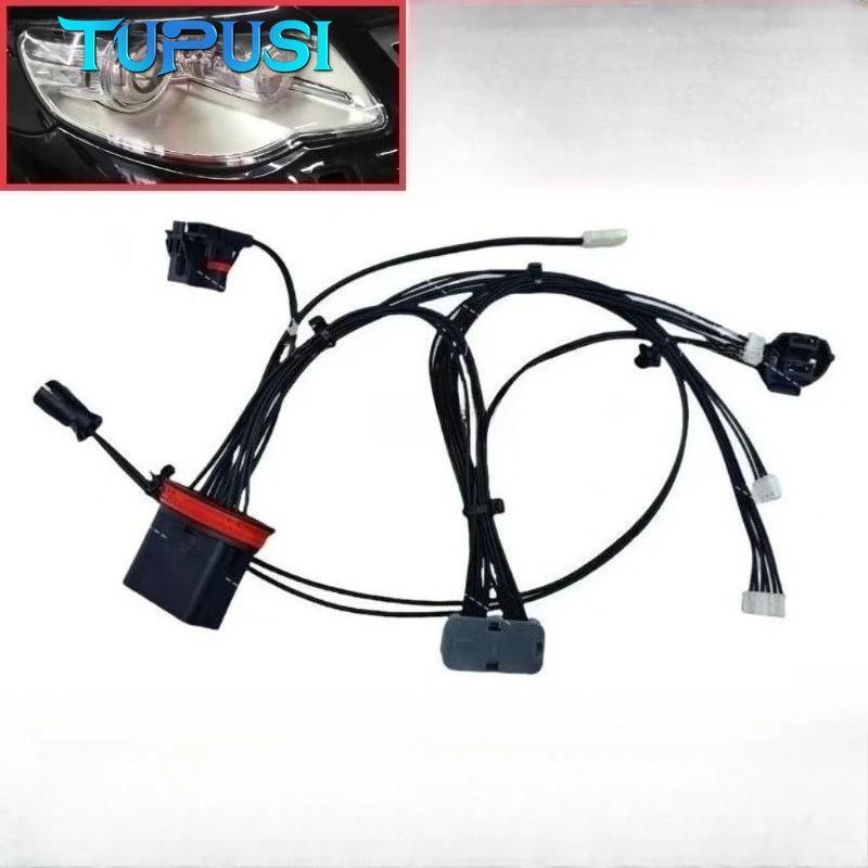 LED Headlight Wiring Harness for VW Touareg 2007-2010 Headlight Internal Wire Harness Plug Wire Harness Assembly with AFS