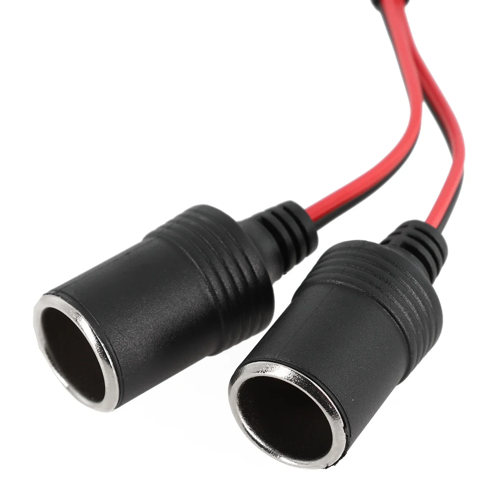 Car Cigarette Lighter 12V 24V Splitter Adapter W/ On Off Switch 1 Male To 2 Female Sockets Y Splitter Car Accessories 10cm