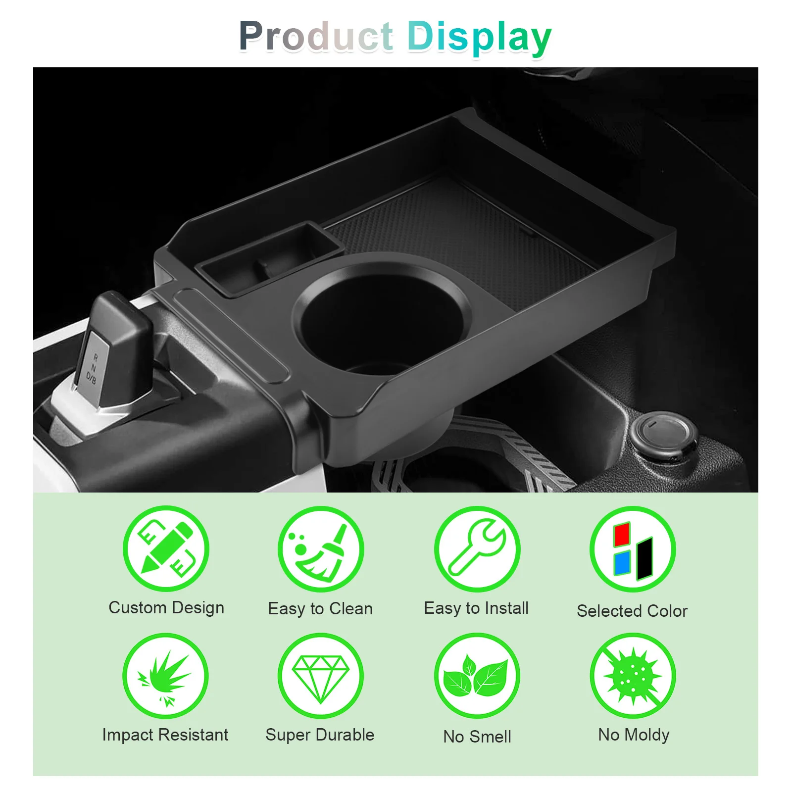 RUIYA for Dacia Spring Electric EV 2025 2026 2027 Car Armrest Box Storage Central Storage Box Auto Dacia Spring 2026 Accessories
