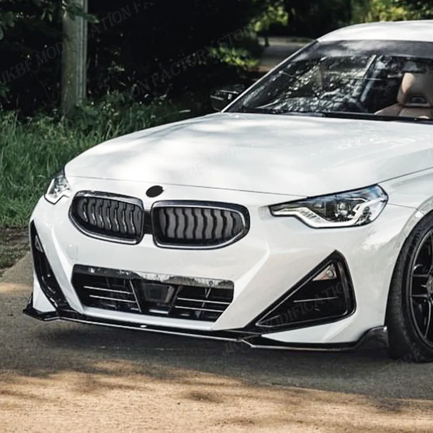 Front Bumper Lip For BMW 2 Series G42 220d 218i 220i 230i M240i Coupe For M Sport 2022-2024 Splitter Diffuser Body kits Tuning