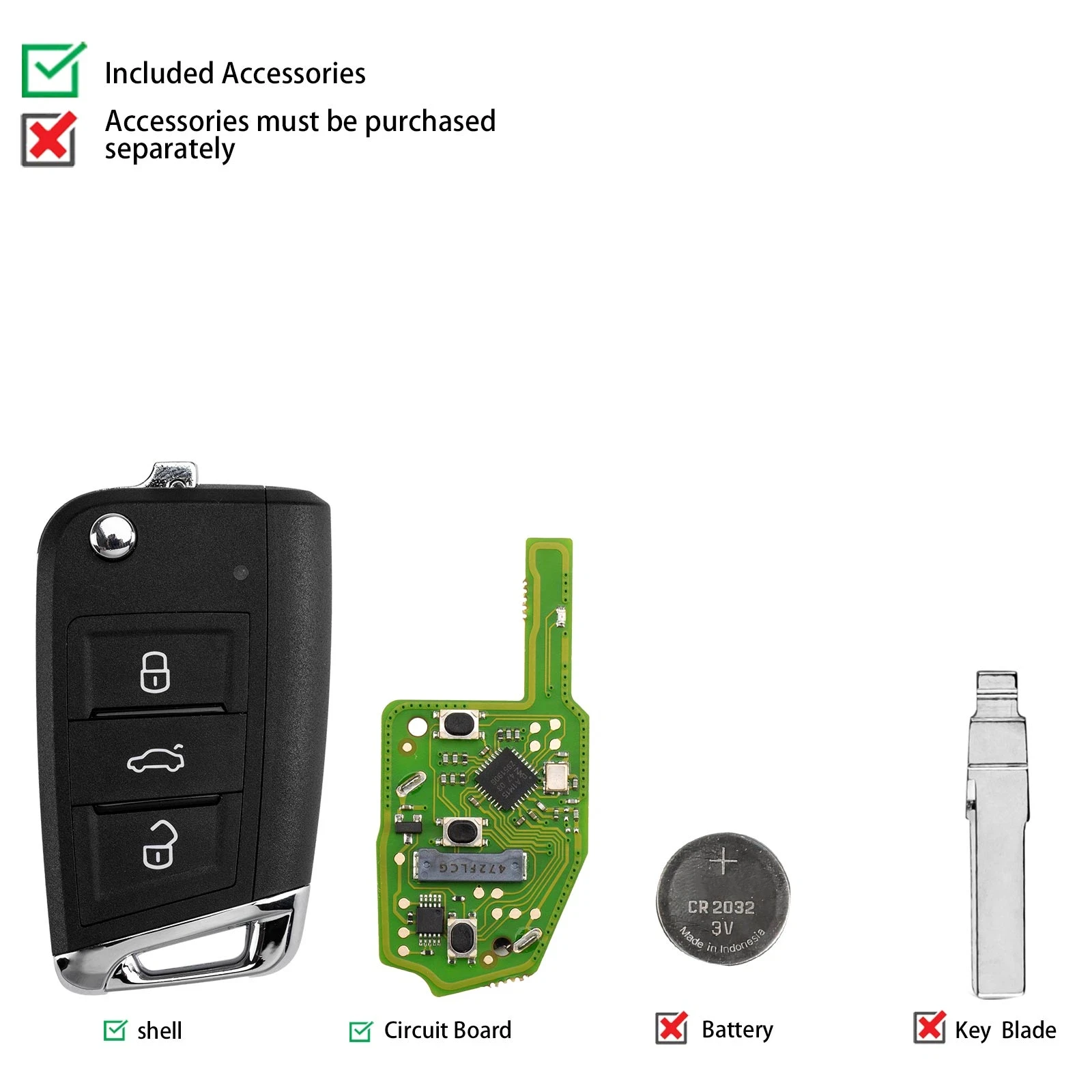 XHORSE XSDM04EN MQB Smart Key for VW MQB