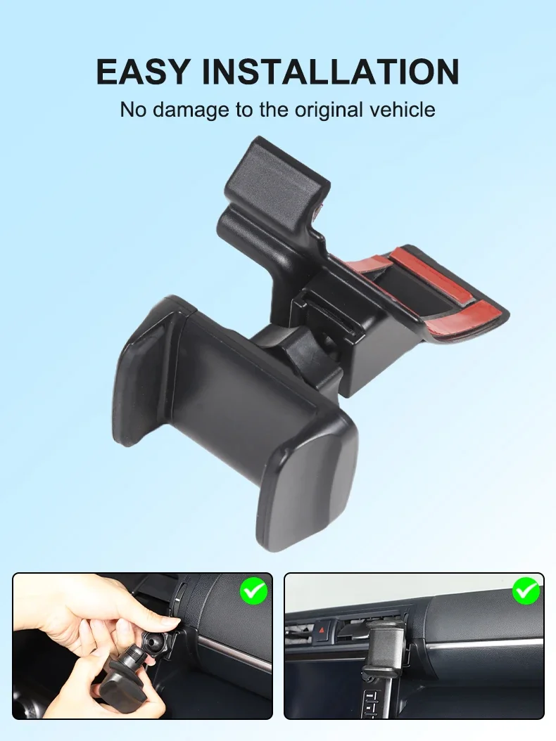 For Toyota GR 86/Subaru BRZ 2022+ ABS Car Navigation Screen Mobile Phone Holder GPS Wireless Charging Navigation Holder