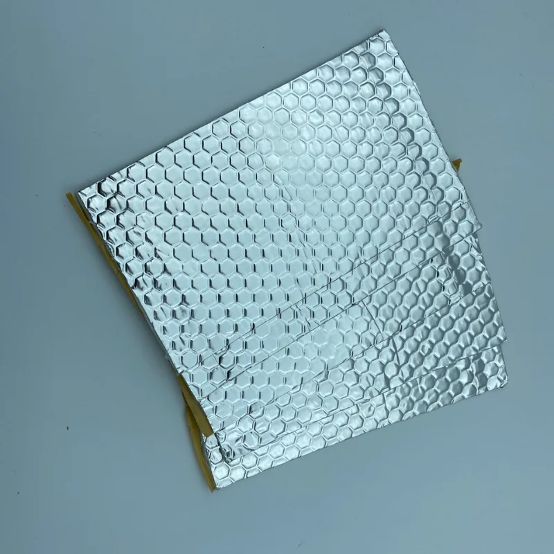 10PCS Butyl Rubber Shock-absorbing and Soundproofing Board, Self-adhesive Damping Board, Thermal Insulation and Noise Reduction