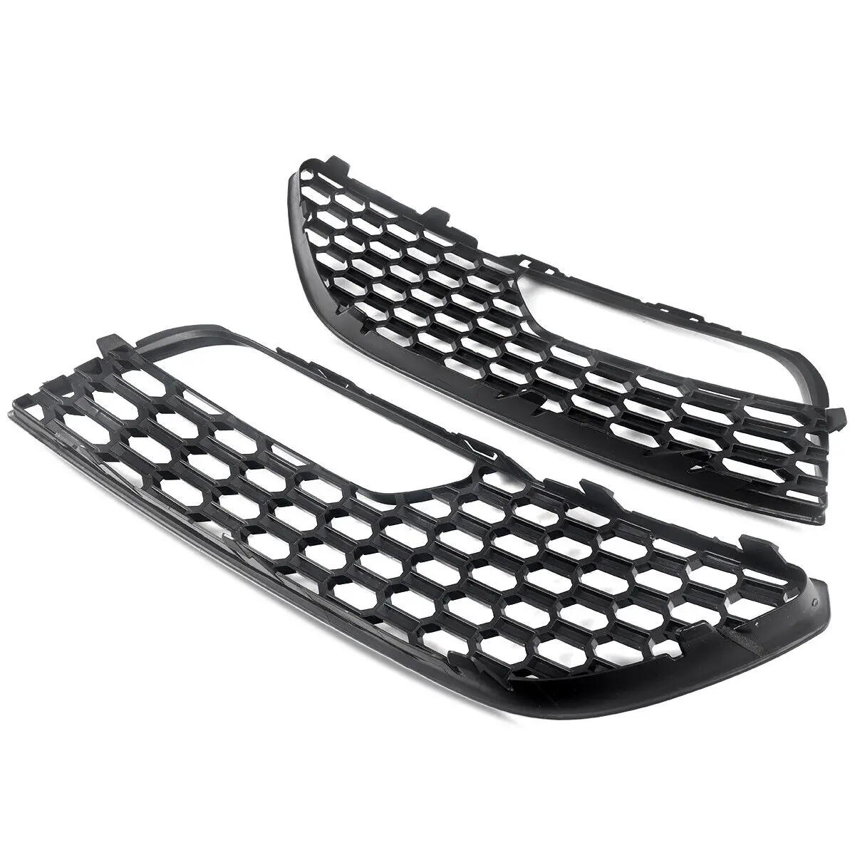 2X Honeycomb Mesh Hex For Audi A3 Standard 2013-2016 Racing Style Front Bumper Fog Light Grille 8V3807681 8V3807682 Accessories