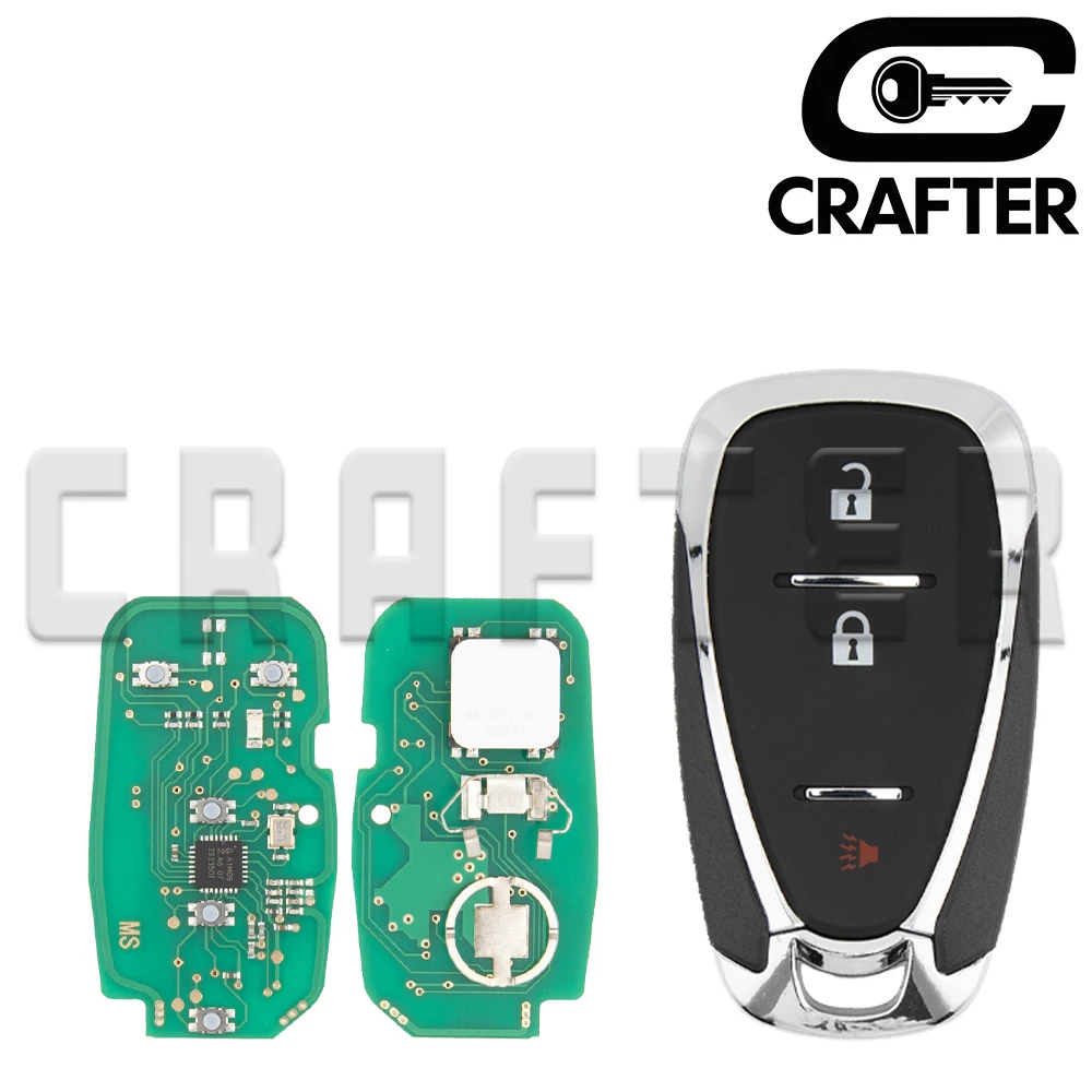 Key Crafters HYQ4AA HYQ4EA 315/433MHz ID 46 CHIIP Smart Card Key For Chevrolet Blazer Traverse Camaro Cruze Malibu Equinox Spark