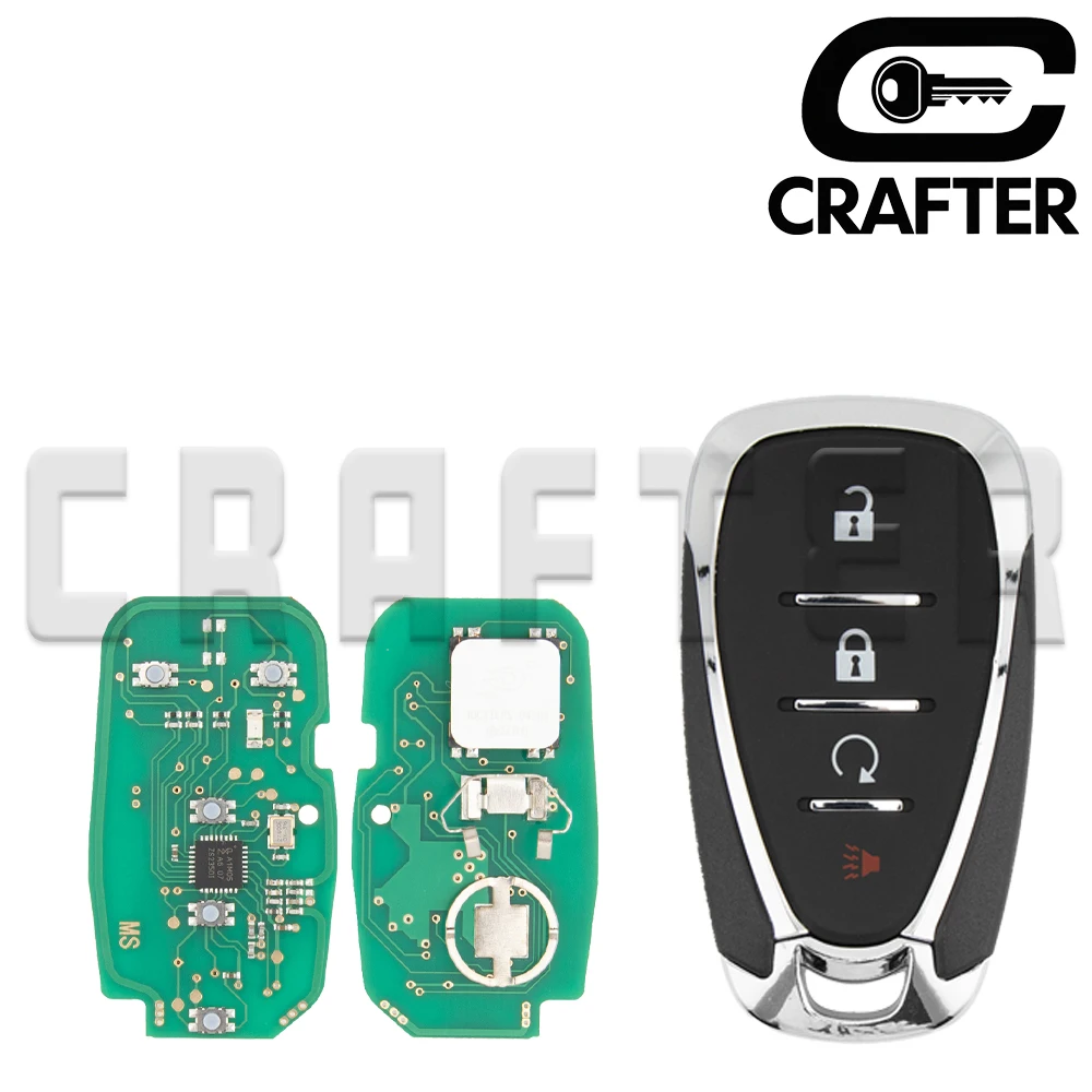 Key Crafters HYQ4AA HYQ4EA 315/433MHz ID 46 CHIIP Smart Card Key For Chevrolet Blazer Traverse Camaro Cruze Malibu Equinox Spark