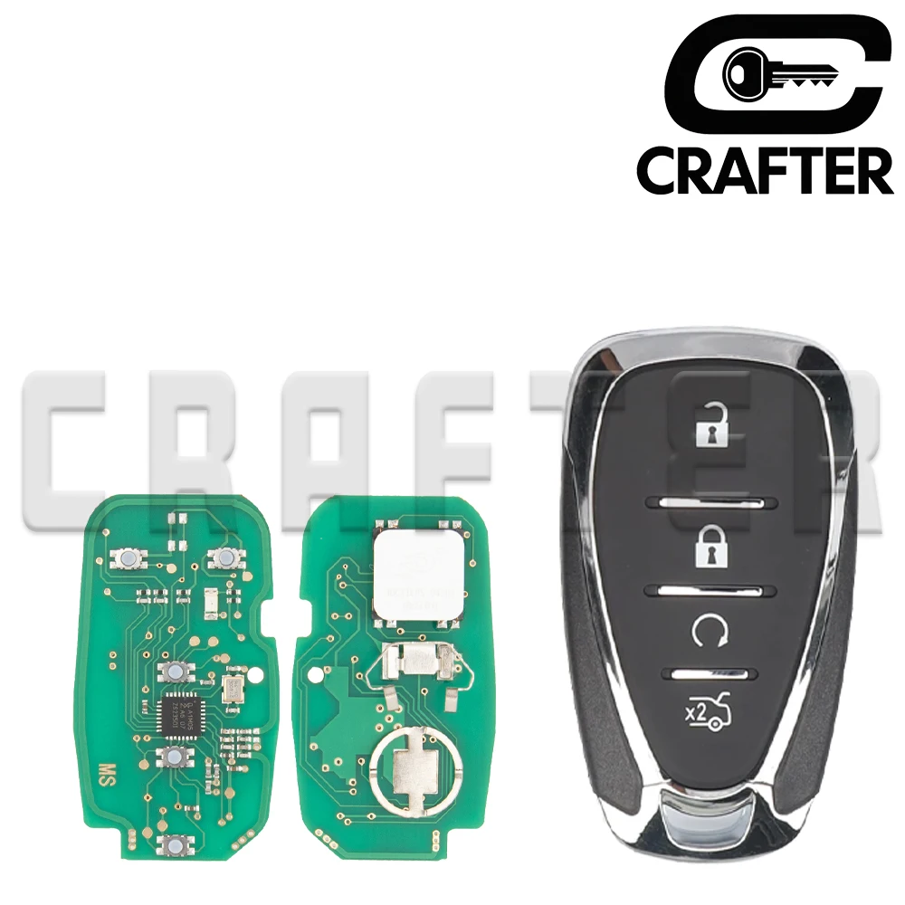 Key Crafters HYQ4AA HYQ4EA 315/433MHz ID 46 CHIIP Smart Card Key For Chevrolet Blazer Traverse Camaro Cruze Malibu Equinox Spark
