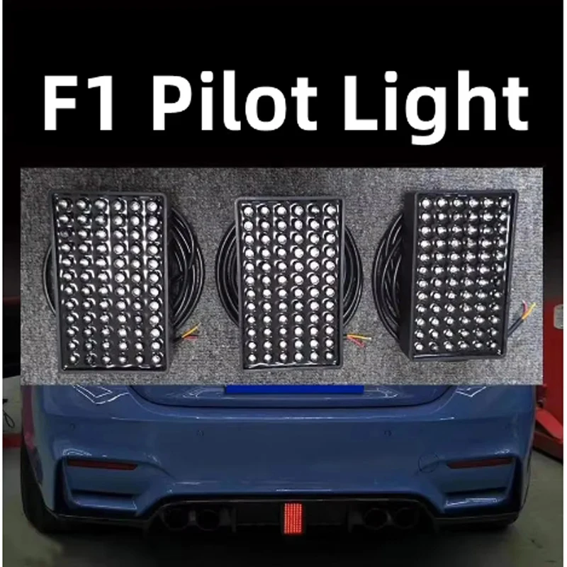 72LEDs Car Brake Light Universal 12V F1 Style Car Led Signal Lights Rear Diffuser Spoiler Tail Light Replacement For BMW For VW