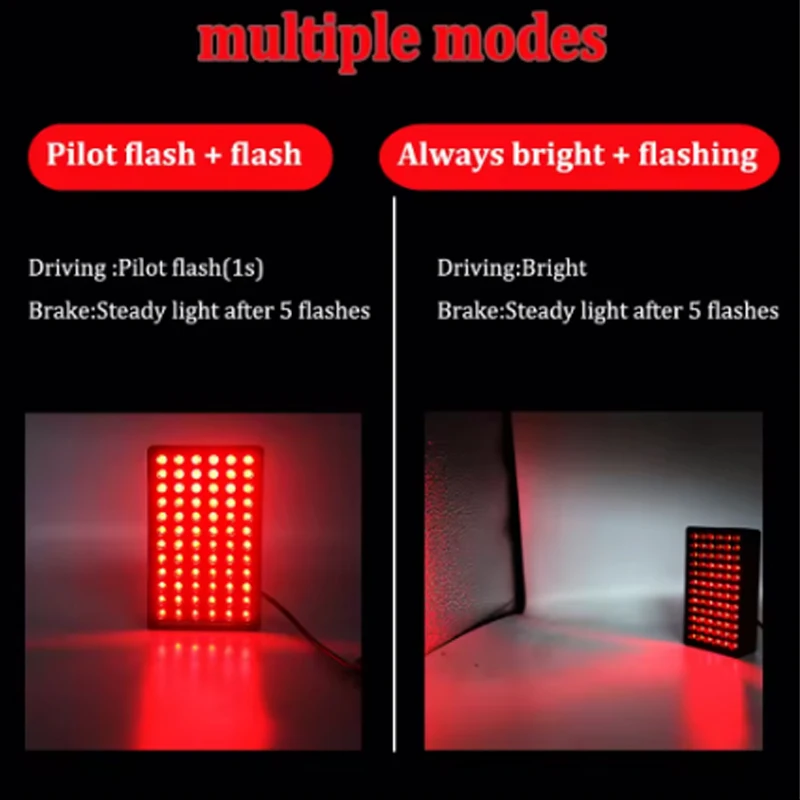 72LEDs Car Brake Light Universal 12V F1 Style Car Led Signal Lights Rear Diffuser Spoiler Tail Light Replacement For BMW For VW