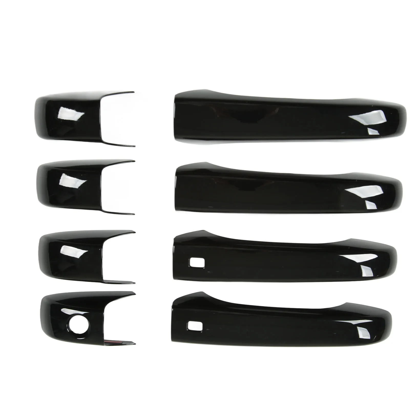 4Pcs Car Exterior Door Handle Cover Glossy Black Replacement Compatible with Jeep Grand Cherokee WK2 WL 2011-2022