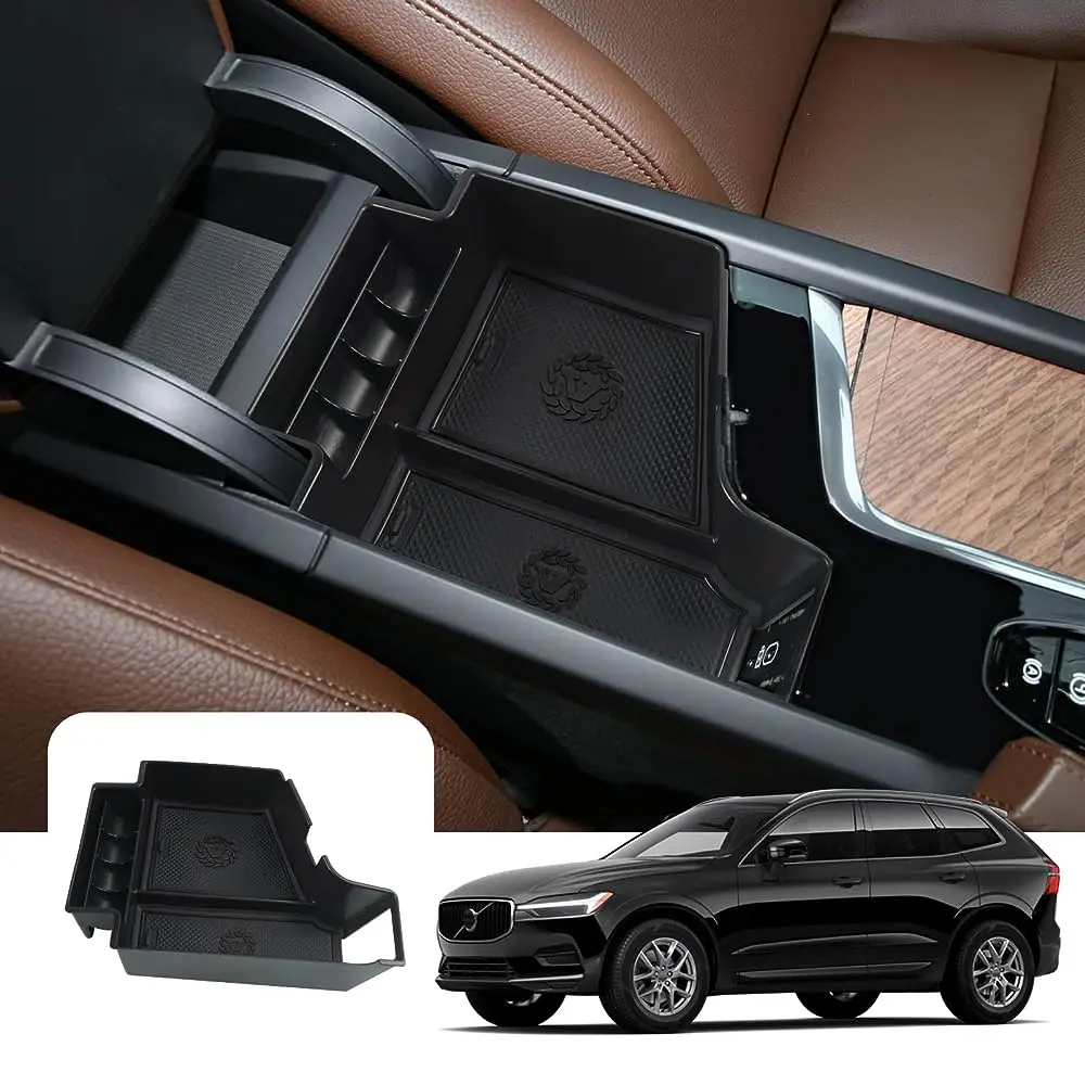 RUIYA for Volvo XC60 XC90 V60 S60 V90 S90 2017-2025 RHD Car Armrest Storage Box Auto Storage Box Volvo XC60 XC90 Accessories