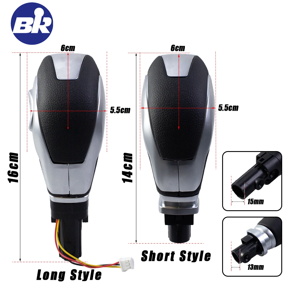 High-quality Gear Shift Knob Car Accessories Interior Replacement Shifter For Ford Kuga Mondeo Fusion Ecosport Fiesta Focus