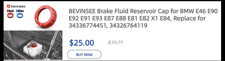 BEVINSEE Air Intake Scoops for BMW F20 F30 F32 120i 320i 328i 330i 335i 340i 420i 428i 430i 435i 440i N20 N55 B48 B58