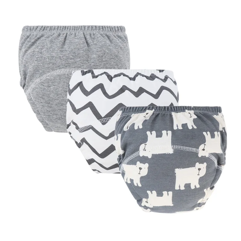 3Pcs Baby Diaper Training Pants for Girls Boys Washable Nappies Infant Cloth Diapers Reusable Kids Underwear Toddler Shorts