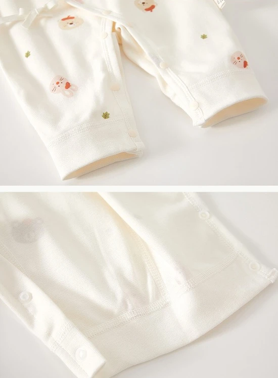 AYNIGIELL High-Quality Newborn Baby Jumpsuit Four Season Cute Children's Jumpsuit 0-6M Cute Baby Girl Male Baby Clothing