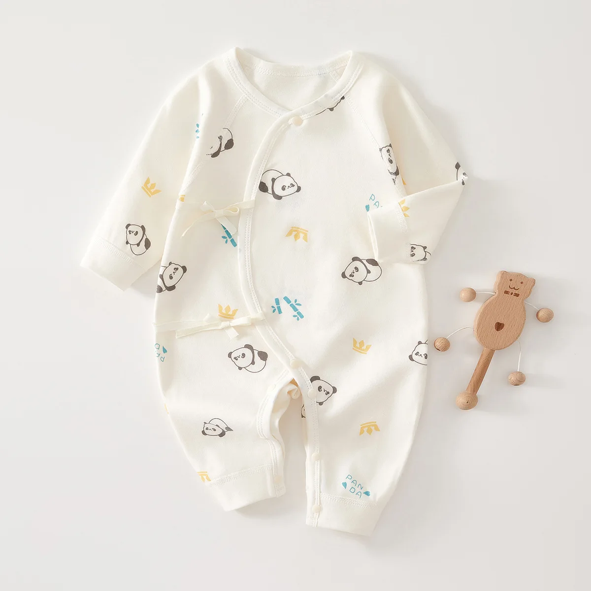 AYNIGIELL High-Quality Newborn Baby Jumpsuit Four Season Cute Children's Jumpsuit 0-6M Cute Baby Girl Male Baby Clothing
