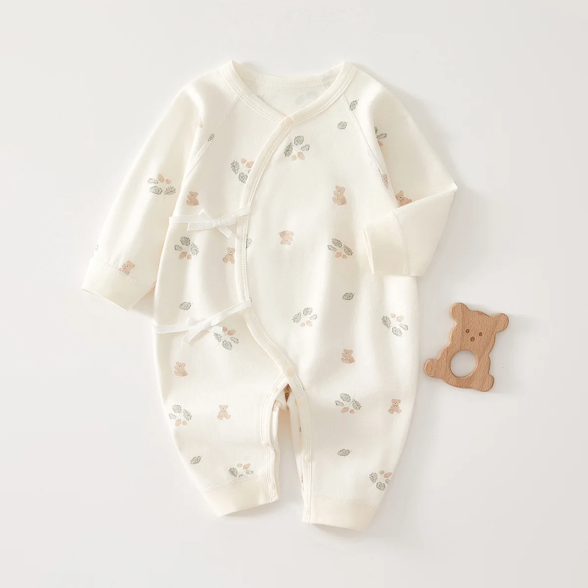 AYNIGIELL High-Quality Newborn Baby Jumpsuit Four Season Cute Children's Jumpsuit 0-6M Cute Baby Girl Male Baby Clothing