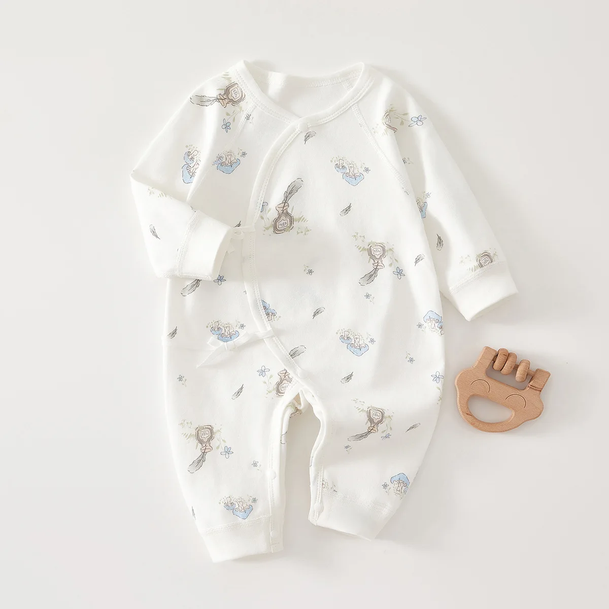 AYNIGIELL High-Quality Newborn Baby Jumpsuit Four Season Cute Children's Jumpsuit 0-6M Cute Baby Girl Male Baby Clothing