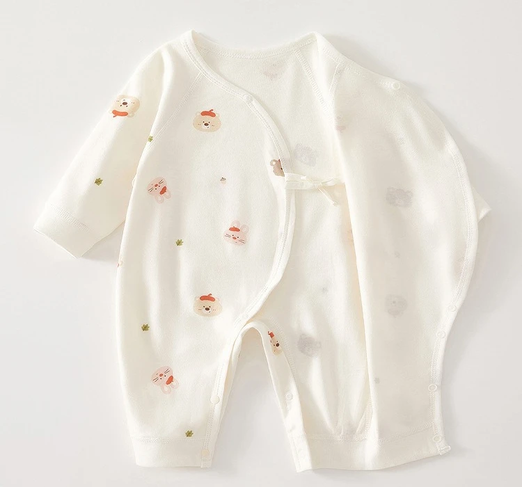 AYNIGIELL High-Quality Newborn Baby Jumpsuit Four Season Cute Children's Jumpsuit 0-6M Cute Baby Girl Male Baby Clothing