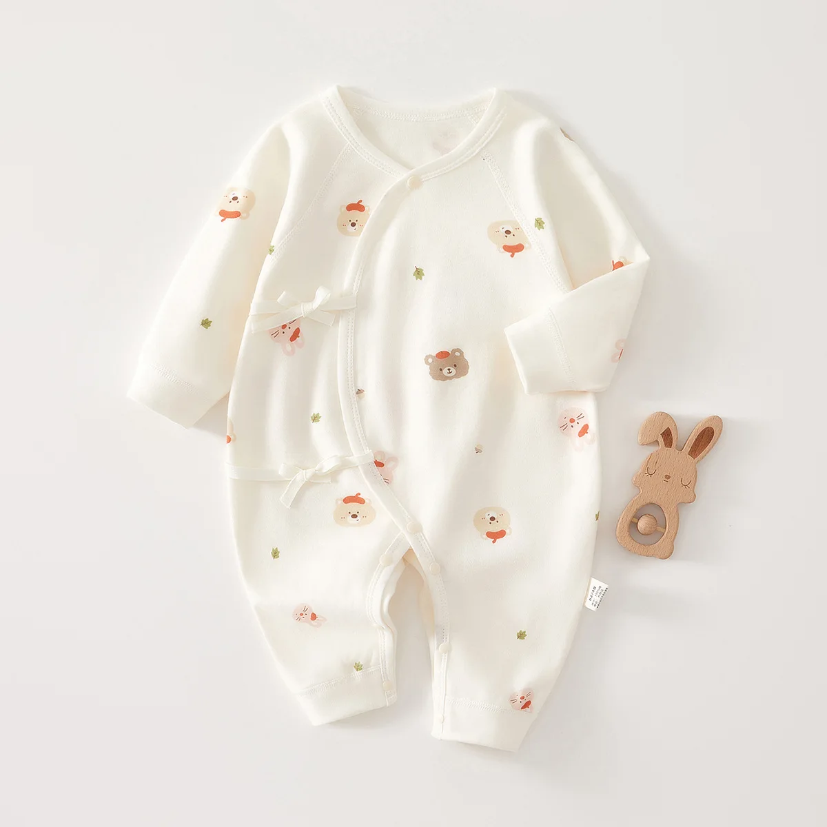 AYNIGIELL High-Quality Newborn Baby Jumpsuit Four Season Cute Children's Jumpsuit 0-6M Cute Baby Girl Male Baby Clothing