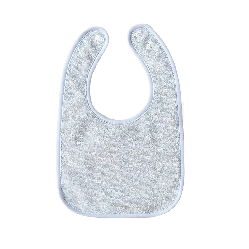 3Pcs/4Pcs Terry Cloth Waterproof Bibs for Babies Feeding Bibs Soild Color Waterproof Towel Kids Bandanas Burp Cloths