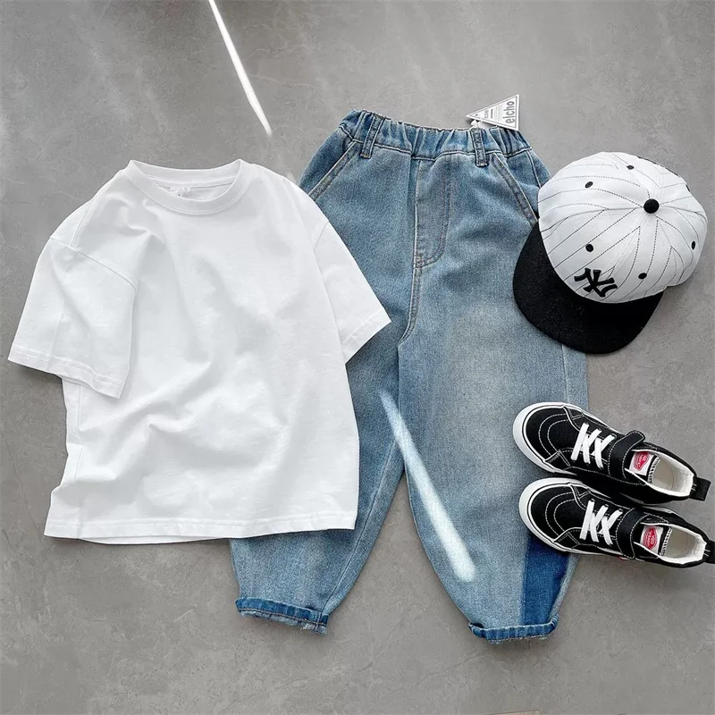 100% Cotton Men's T-shirt O-neck Solid Color Bottoming Shirt Universal Casual Breathable T-shirt Tops Spring Autumn