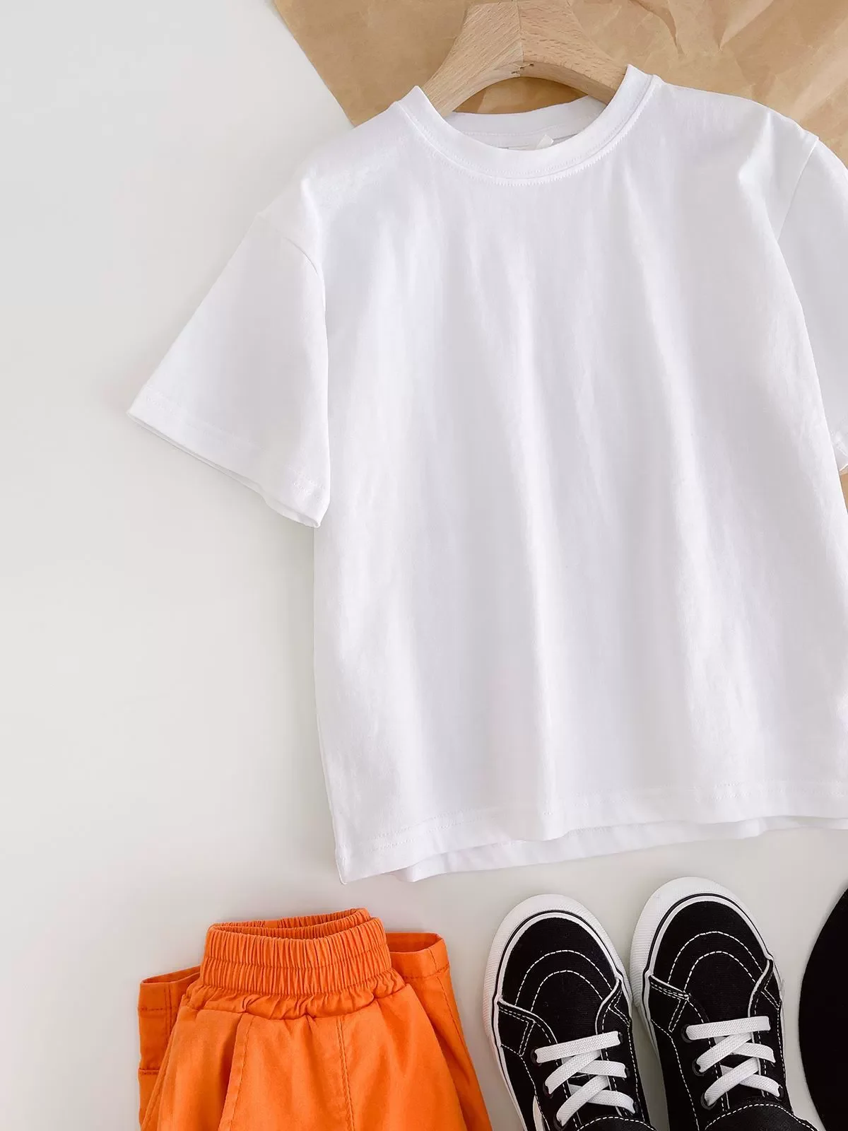 100% Cotton Men's T-shirt O-neck Solid Color Bottoming Shirt Universal Casual Breathable T-shirt Tops Spring Autumn