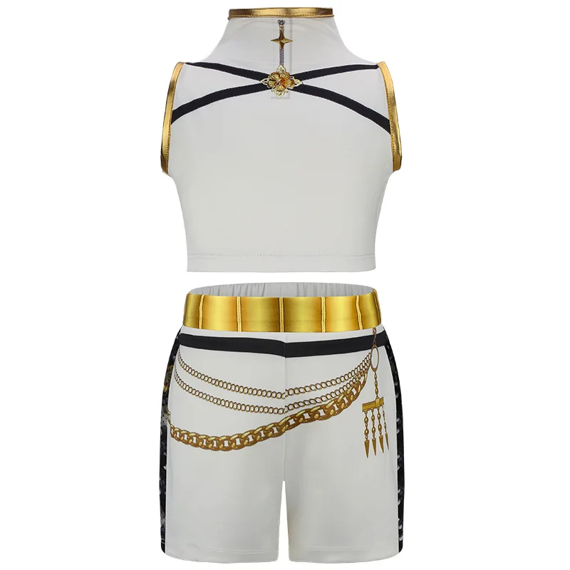 Girls Cartoon Cosplay Sets Children Fashion Stage Performance Clothing Outfits Kids Movie Role-playing Costume Suits 3-12 Years