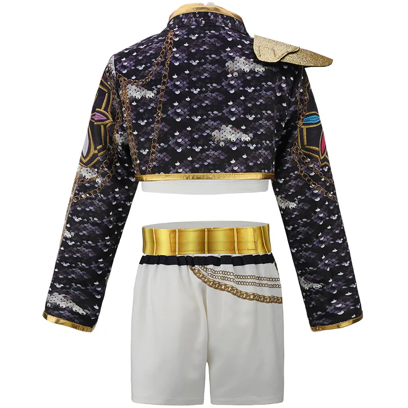 Girls Cartoon Cosplay Sets Children Fashion Stage Performance Clothing Outfits Kids Movie Role-playing Costume Suits 3-12 Years