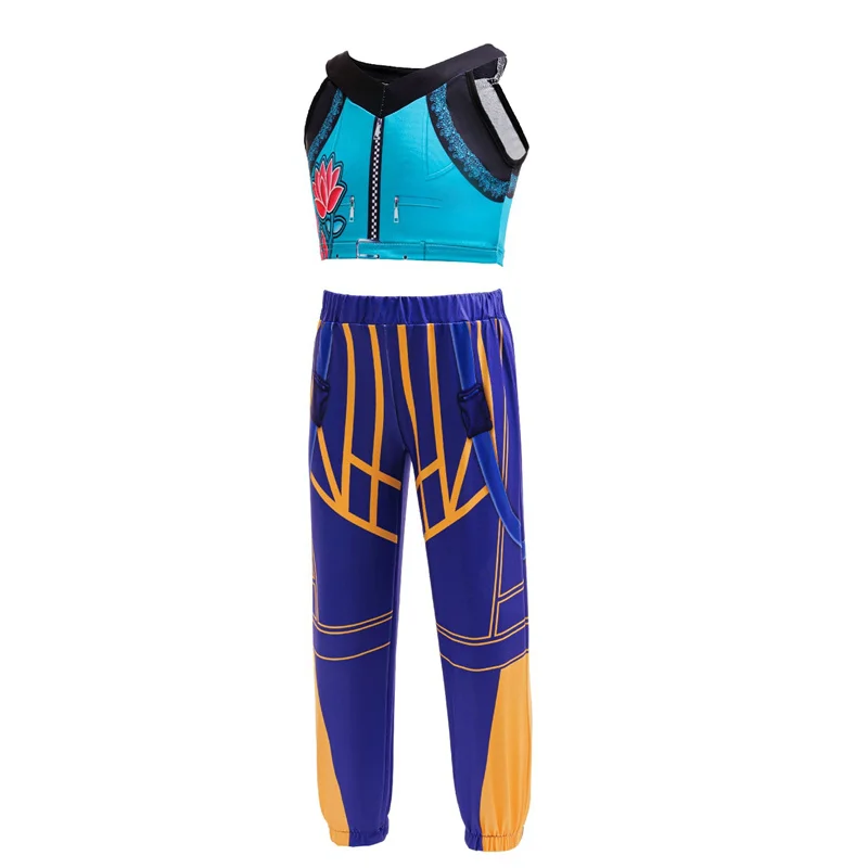 Girls Cartoon Cosplay Sets Children Fashion Stage Performance Clothing Outfits Kids Movie Role-playing Costume Suits 3-12 Years