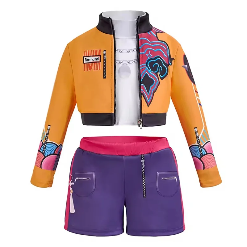 Girls Cartoon Cosplay Sets Children Fashion Stage Performance Clothing Outfits Kids Movie Role-playing Costume Suits 3-12 Years
