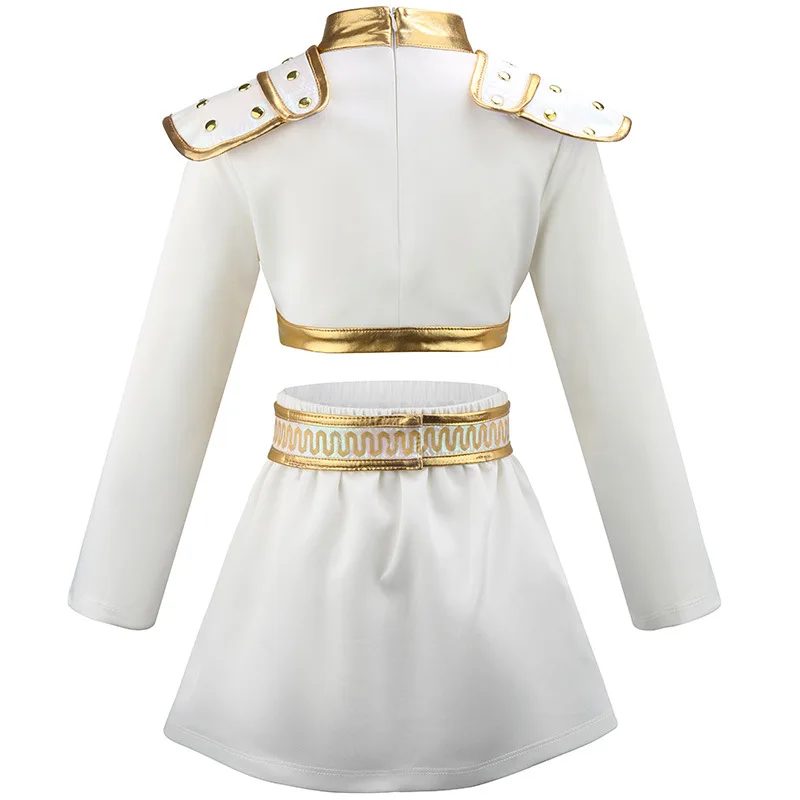 Girls Cartoon Cosplay Sets Children Fashion Stage Performance Clothing Outfits Kids Movie Role-playing Costume Suits 3-12 Years