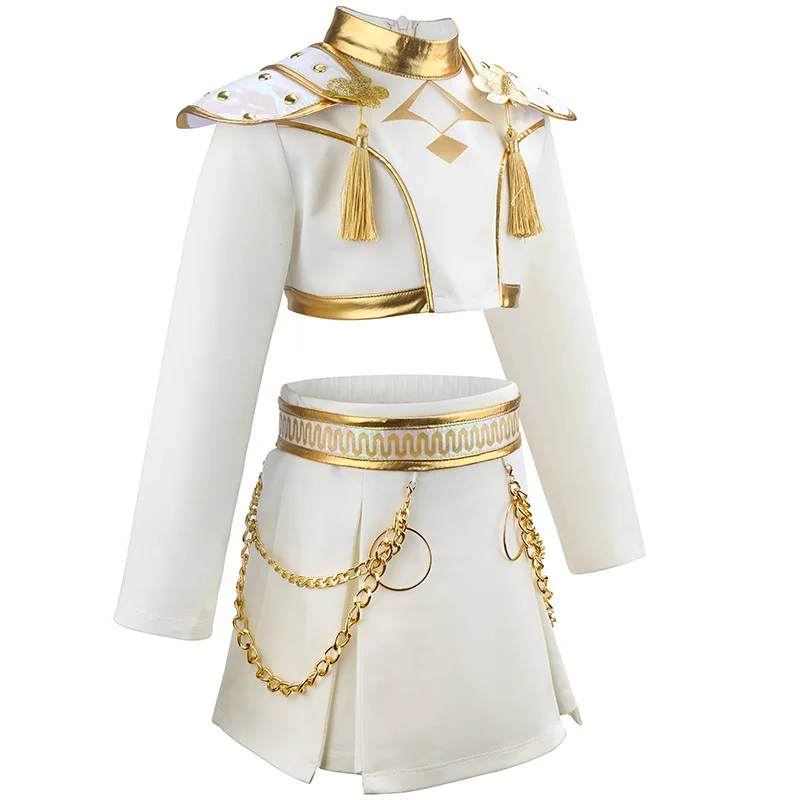 Girls Cartoon Cosplay Sets Children Fashion Stage Performance Clothing Outfits Kids Movie Role-playing Costume Suits 3-12 Years